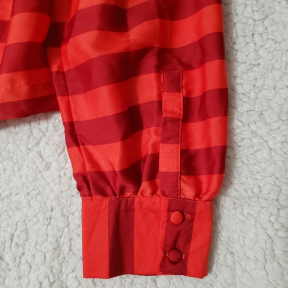 Future Collective with Kahlana Barfield Brown Long Sleeve Drawstring Blouse - Picture 6 of 6